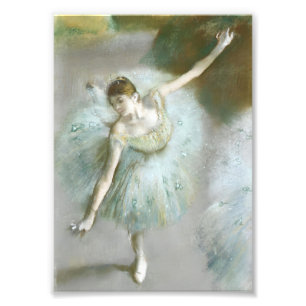 Tänzer in grünem Degas, Art Fotodruck