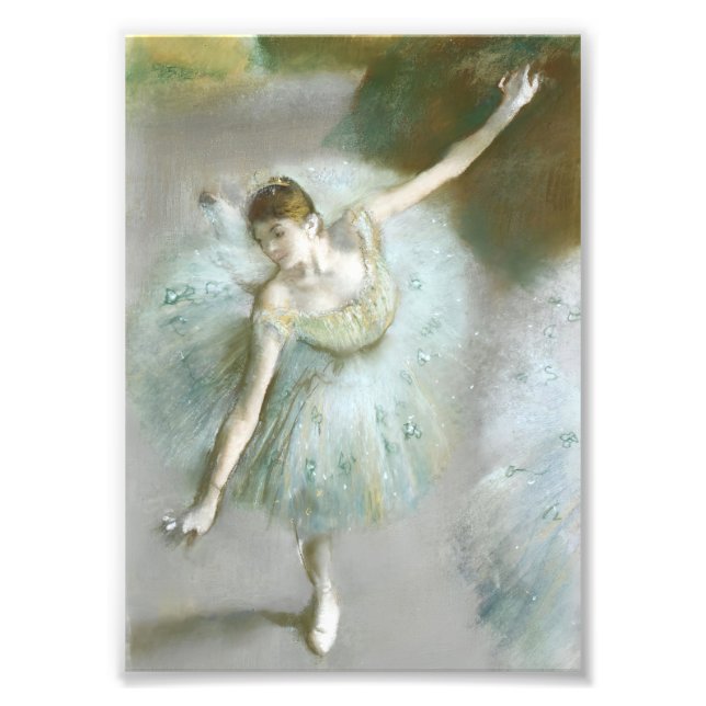Tänzer in grünem Degas, Art Fotodruck (Vorne)
