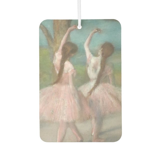 Tänzer in Pink Edgar Degas Autolufterfrischer (Vorderseite)