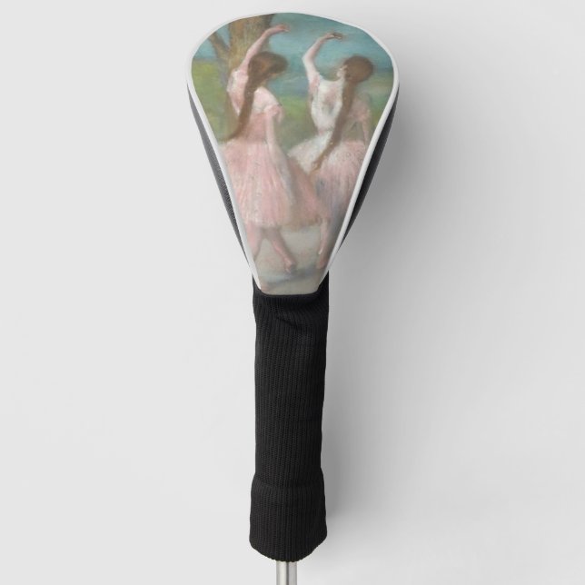 Tänzer in Pink Edgar Degas Golf Headcover (Vorderseite)