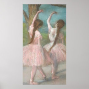Tänzer in Pink Edgar Degas Poster