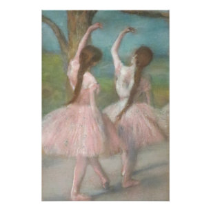 Tänzer in Pink Edgar Degas Poster