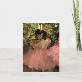 Tänzer in Rosa Karte