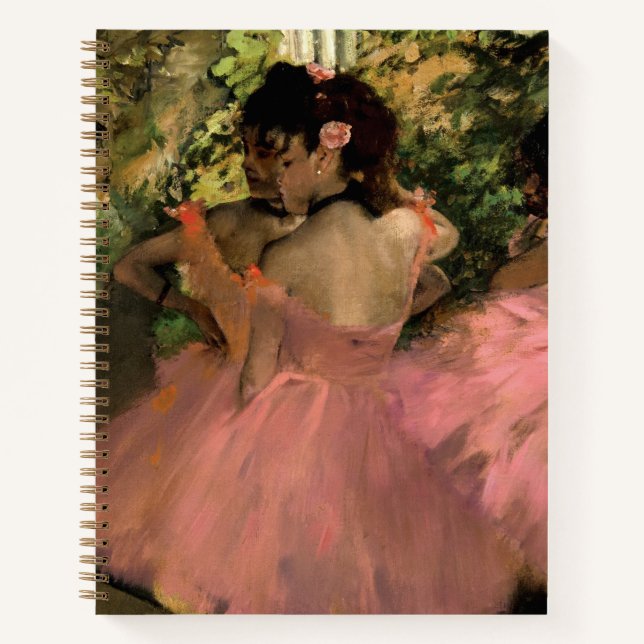 Tänzer in Rosa Notizbuch (Vorderseite)