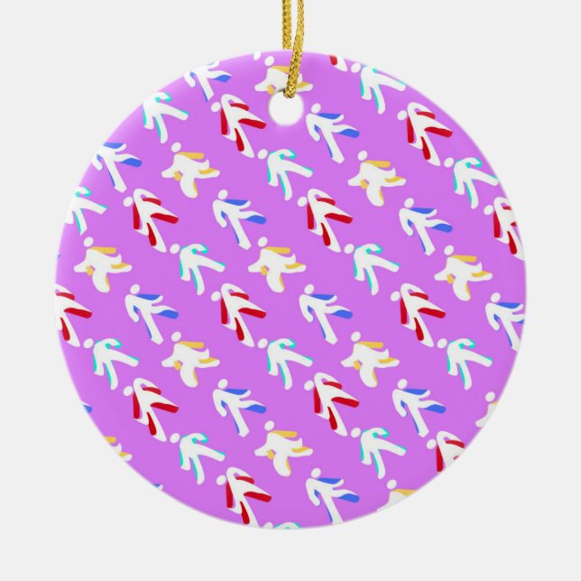 Tänzer Keramik Ornament (Vorne)