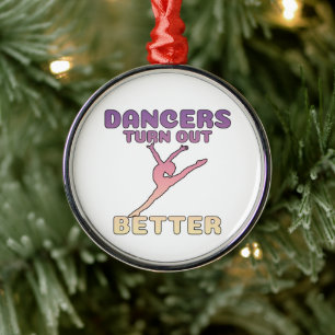 Tänzer machen sich besser ornament aus metall