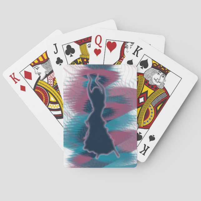 Tänzer *Mako* Spielkarten (Rückseite)