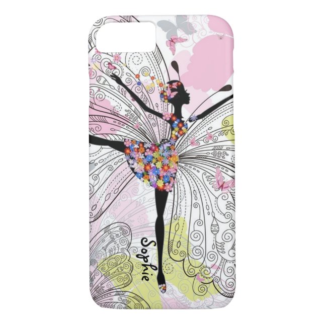 Tänzer mit Schmetterlingen Case-Mate iPhone Hülle (Rückseite)
