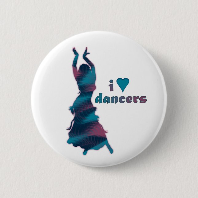 Tänzer *Porcha* Button (Vorderseite)