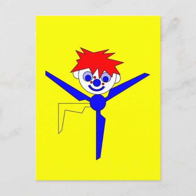 Tänzer Postkarte (Vorderseite)