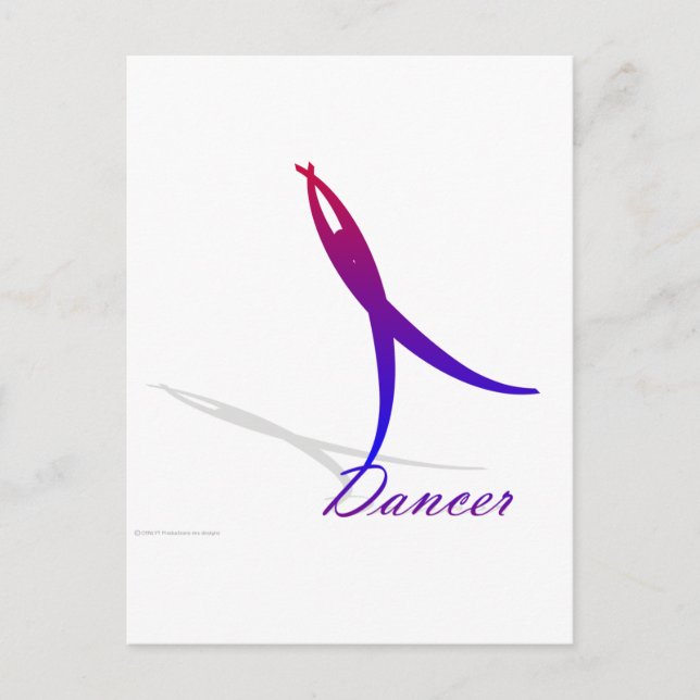 Tänzer Postkarte (Vorderseite)