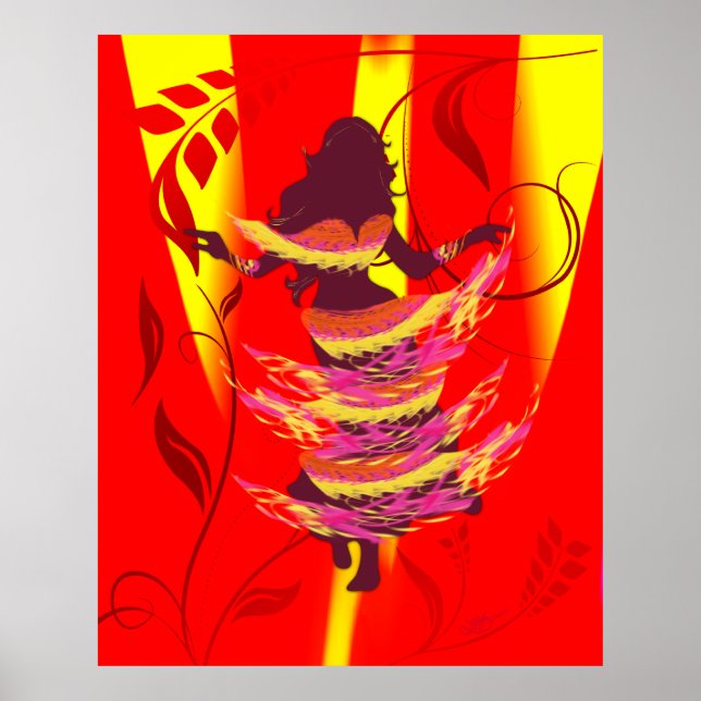 Tänzer *Rayjii* Poster (Vorne)