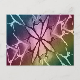 Tänzer (Regenbogen - Drehung) Postkarte