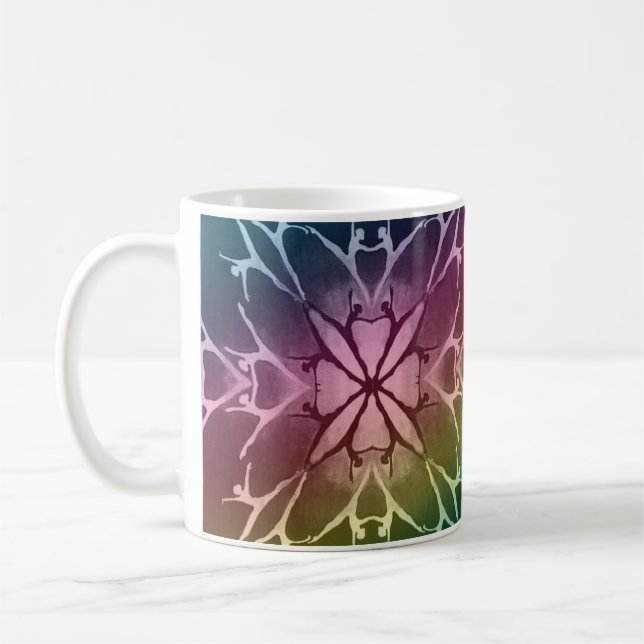 Tänzer (Regenbogen) Kaffeetasse (Links)