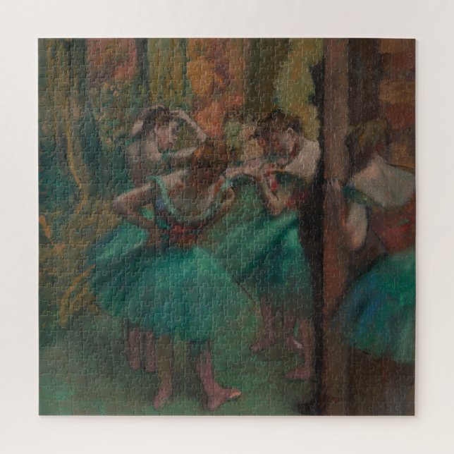 Tänzer, Rosa und Grün von Edgar Degas (Vertikal)