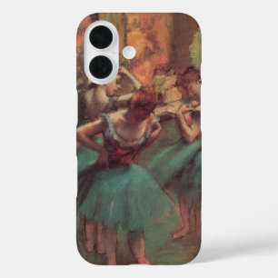 Tänzer, Rosa und Grün von Edgar Degas iPhone 16 Hülle