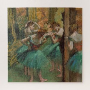 Tänzer, rosa und grüne Edgar Degas
