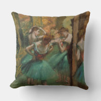 Tänzer, rosa und grüne Edgar Degas