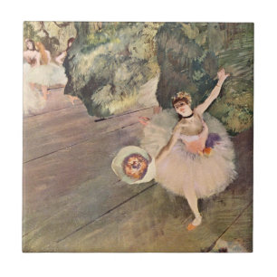 Tänzer / Star des Balletts - Degas Malerei Fliese