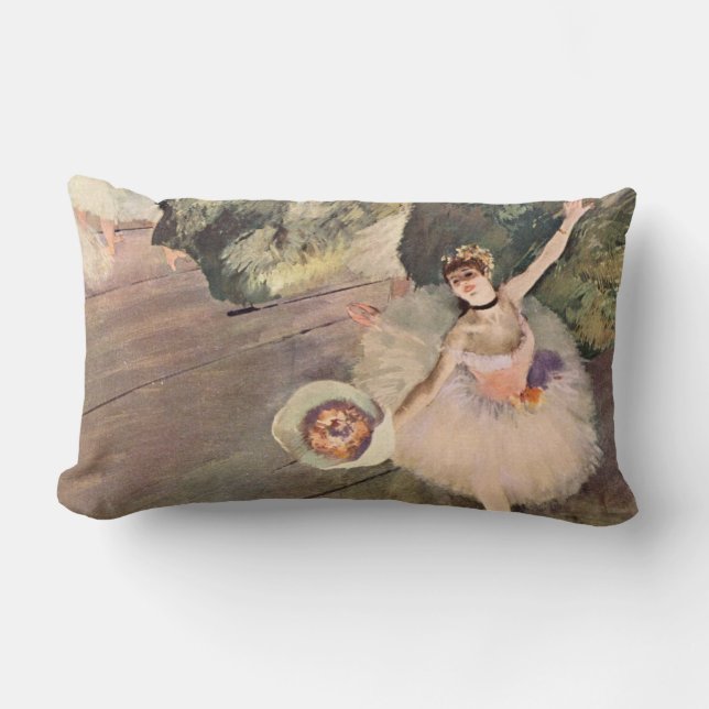 Tänzer / Star des Balletts - Degas Malerei Lendenkissen (Vorderseite)