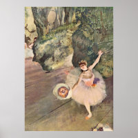 Tänzer / Star des Balletts - Degas Malerei