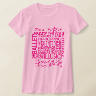 Tänzer, Tanzende Art von Girl-T - Shirt. T-Shirt