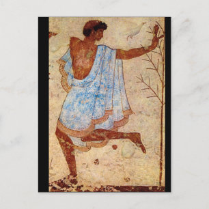 Tänzer, Tarquinia, Grab_Art of Antiquity Postkarte