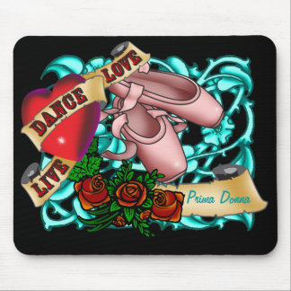 Tänzer-Tätowierung Mousepad