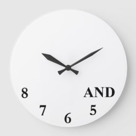 Tänzer-Uhr Große Wanduhr