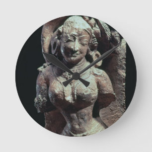 Tänzer, vom Sun-Tempel von Kanara, Inder, 13t Runde Wanduhr