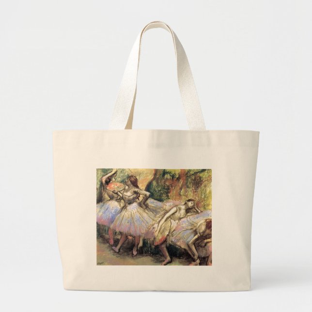 Tänzer von Degas Jumbo Stoffbeutel (Vorne)