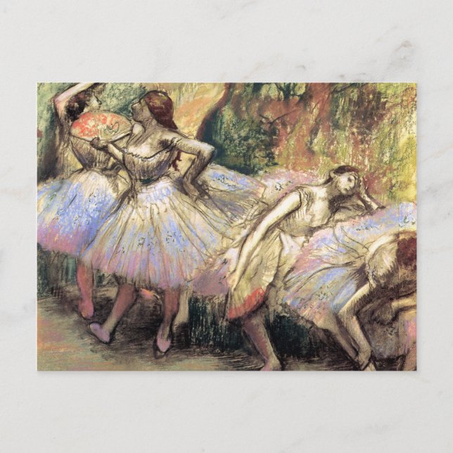 Tänzer von Degas Postkarte (Vorderseite)