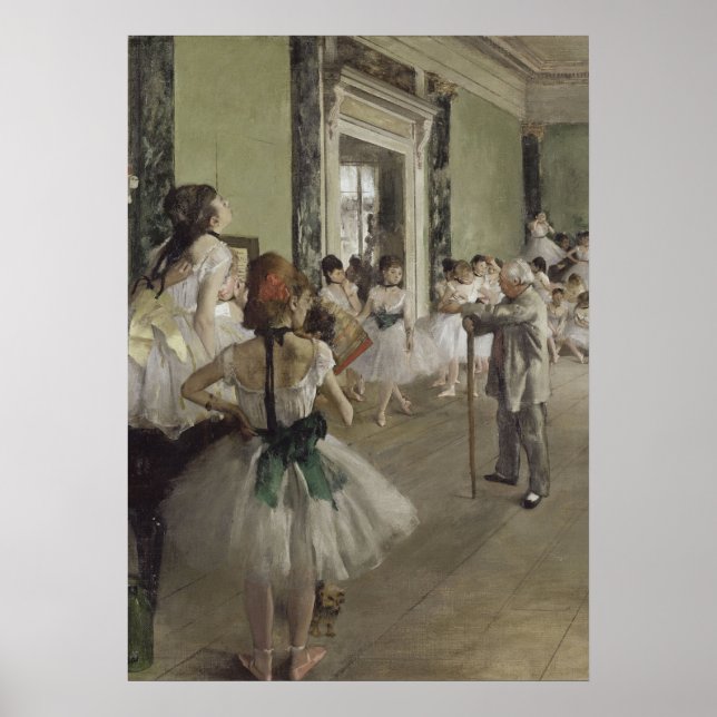 Tänzerin / Ballettschule - Degas-Malerei Poster (Vorne)
