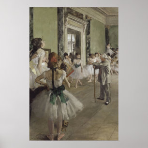 Tänzerin / Ballettschule - Degas-Malerei Poster