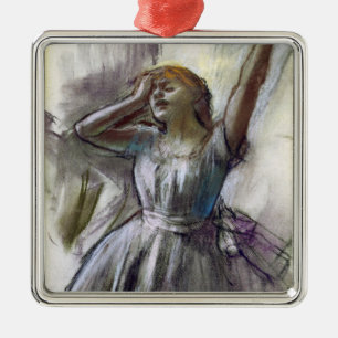 Tänzerin beim Strecken von Degas Ornament Aus Metall