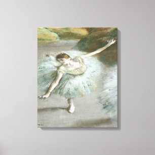 Tänzerin in Grün von Edgar Degas Leinwanddruck