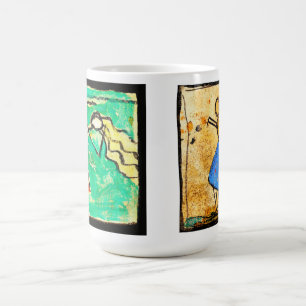 Tänzerin mit blauem Rock, Gemälde von Egon Schiele Kaffeetasse