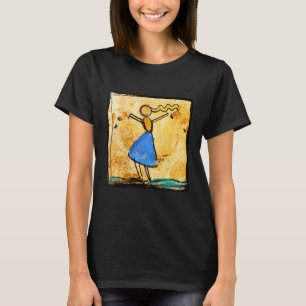 Tänzerin mit blauem Rock, Gemälde von Egon Schiele T-Shirt