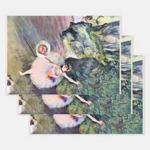 Tänzerin mit Blumenstrauß von Edgar Degas Geschenkpapier Set