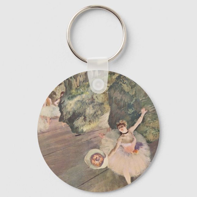 Tänzerin mit Bouquet Schlüsselanhänger (Vorderseite)