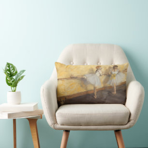 Tänzerinnen an der Barre von Edgar Degas, Vintage Lendenkissen
