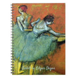 Tänzerinnen an der Stange von Edgar Degas, Altes B Notizblock