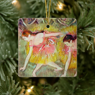 Tänzerinnen beim Bücken von Edgar Degas, Ballettku Keramikornament