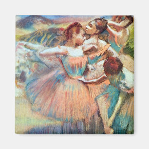 Tänzerinnen in einer Landschaft von Edgar Degas Magnet
