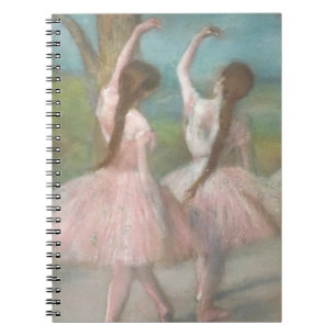 Tänzerinnen in Rosa Edgar Degas Notizblock