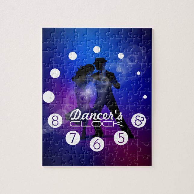 Tänzeruhr mit Zahlen für Tänzer (Vertikal)