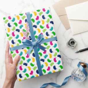 Tanzfarbige Jelly Beans Geschenkpapier