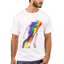 Tanzfigur mit Stolzflagge