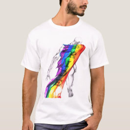 Tanzfigur mit Stolzflagge T-Shirt