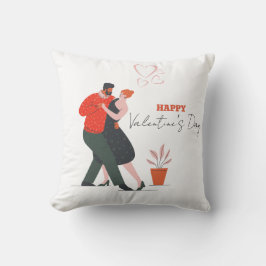 Tanzfigur Valentinstag Kissen